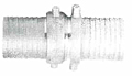 King Short Shank Suction Couplings, NPSM Thread