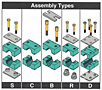 Beta Clamps Heavy Series Assembly Types