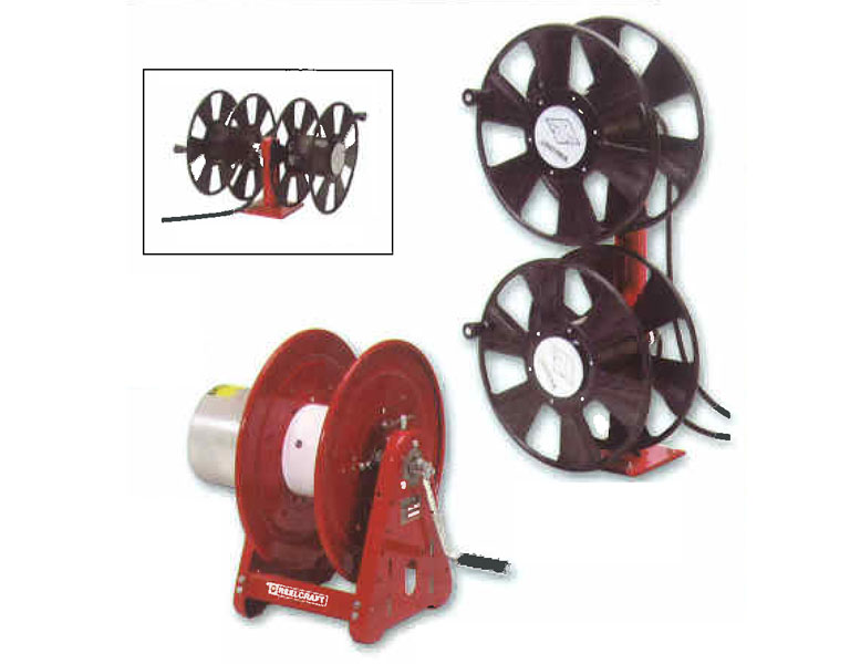 Safe-T Reel Series Cable Welding Hose Reels On Dunham Rubber