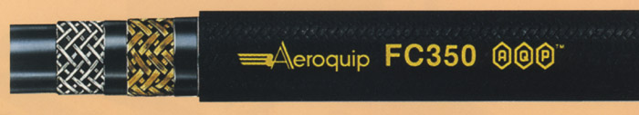 0.58 OD 1500 psi 50 feet Length Aeroquip FC350 Series AQP Engine & Airbrake Hose 1/4 ID 