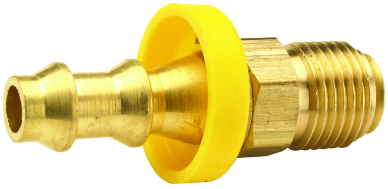 Brass SAE Inverted Flare Fittings On Dunham Rubber & Belting Corp.