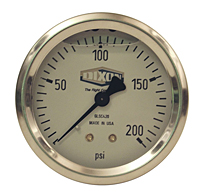 Liquid Filled Stainless Case Gauges