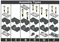 Smoothie Beta Clamps Standard Series Assembly Types
