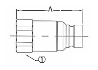 FD99 Series High Pressure Couplings (SAE O-Ring) (FD99-1005-06-04)-2